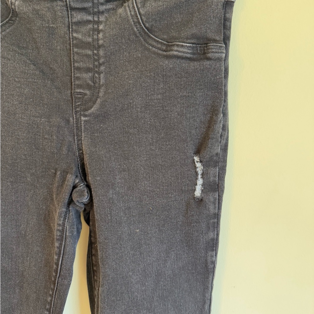 SPANX Black Distressed Skinny Jeans in Vintage Black *GOOD USED CONDITION* - Picture 4 of 11